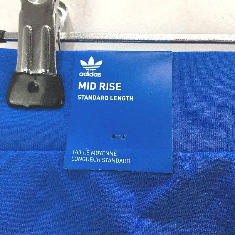 Adidas AdiColor Classics 3 Stripes Blue Bird Cotton Tights Ladies Size UK 6 NEW