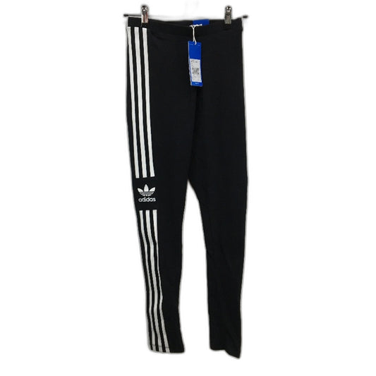 Adidas Loungewear 3 Stripes Archival Trefoil Black Tights Ladies Size UK 6 NEW