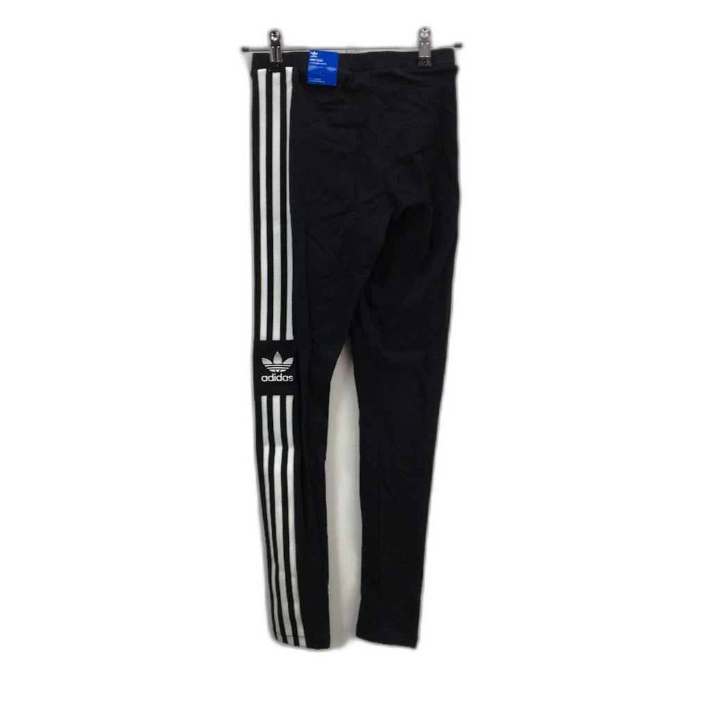 Adidas Loungewear 3 Stripes Archival Trefoil Black Tights Ladies Size UK 6 NEW