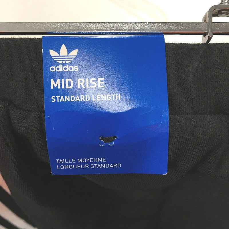 Adidas Loungewear 3 Stripes Archival Trefoil Black Tights Ladies Size UK 6 NEW