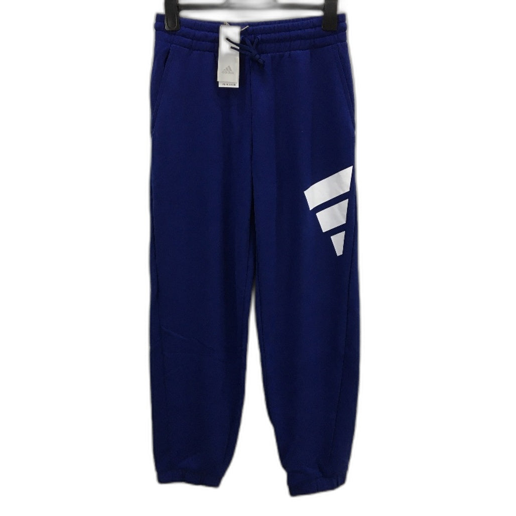 Adidas Future Icons Logo Graphic Blue Terry Sweatpants Mens Size Medium NEW