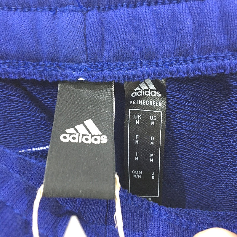 Adidas Future Icons Logo Graphic Blue Terry Sweatpants Mens Size Medium NEW