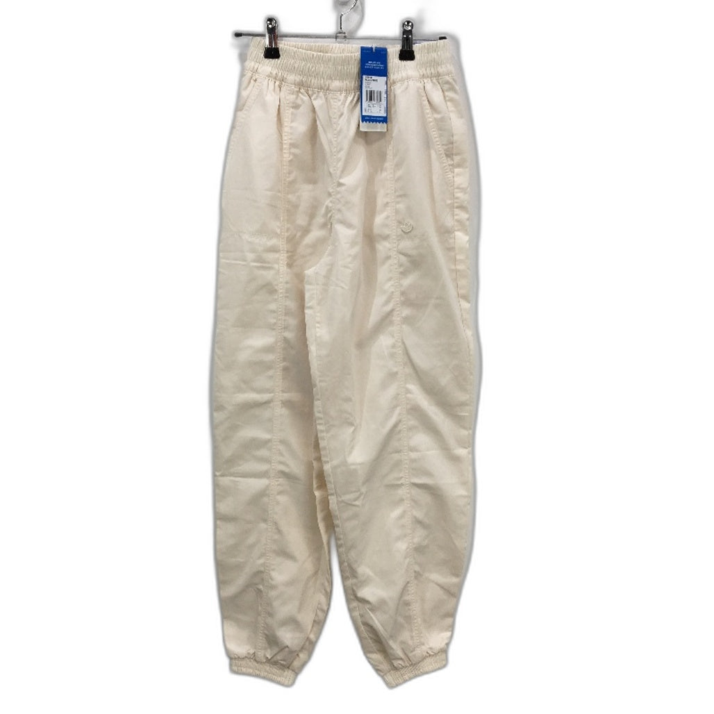 Adidas Originals Adicolor Cream White Hi Rise Trackpants Ladies Size UK 6 NEW