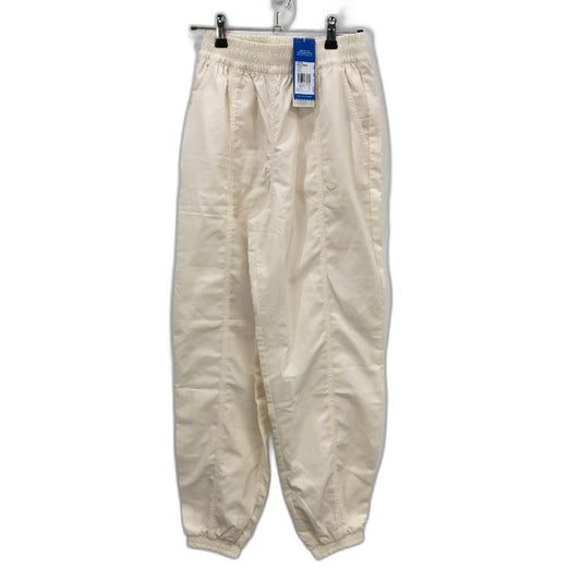 Adidas Originals Adicolor Cream White Hi Rise Trackpants Ladies Size UK 6 NEW