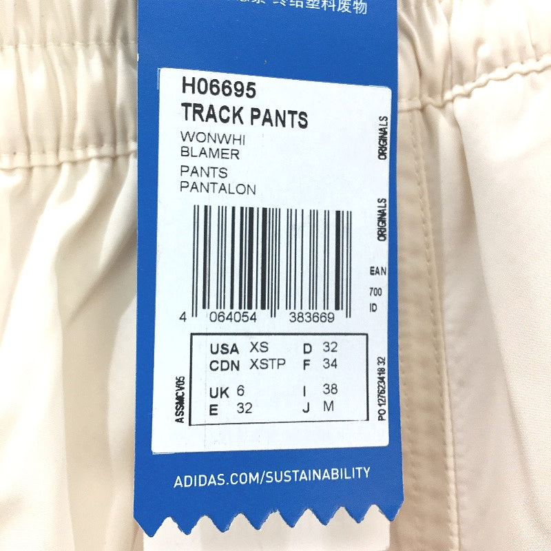 Adidas Originals Adicolor Cream White Hi Rise Trackpants Ladies Size UK 6 NEW