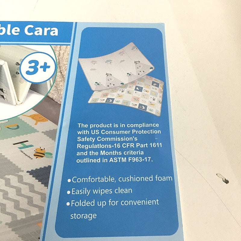 Flagav Extra Large Alphabet Animal and Rain Design Baby Play Mat 200x180cm DEMO