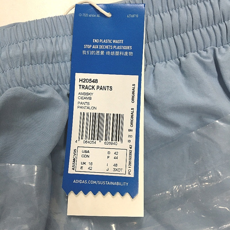 Adidas Adicolor Classics Baby Blue Lock Up Trackpants Ladies Size UK 16 NEW