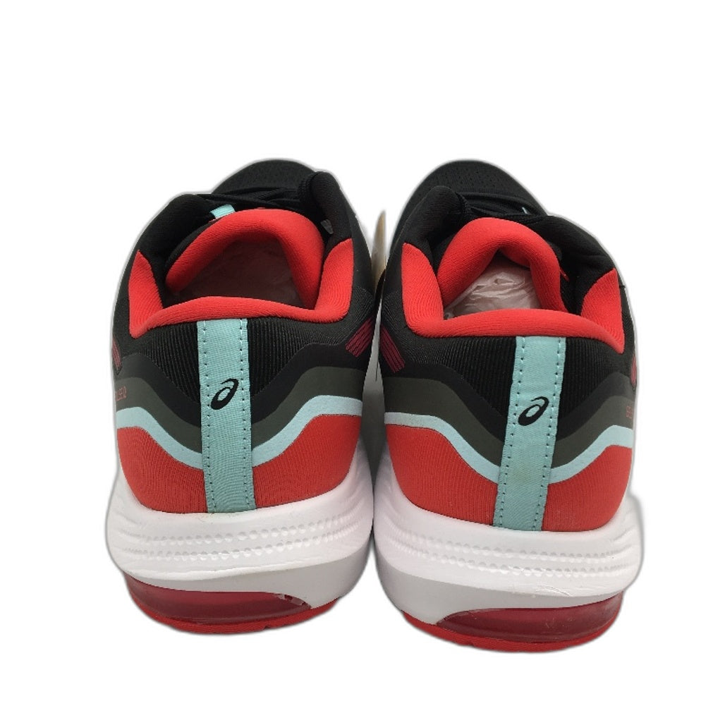 Asics Ortholite Gel-Pulse 13 Black & Electric Red Sneakers Men US10.5 EU44.5 NEW