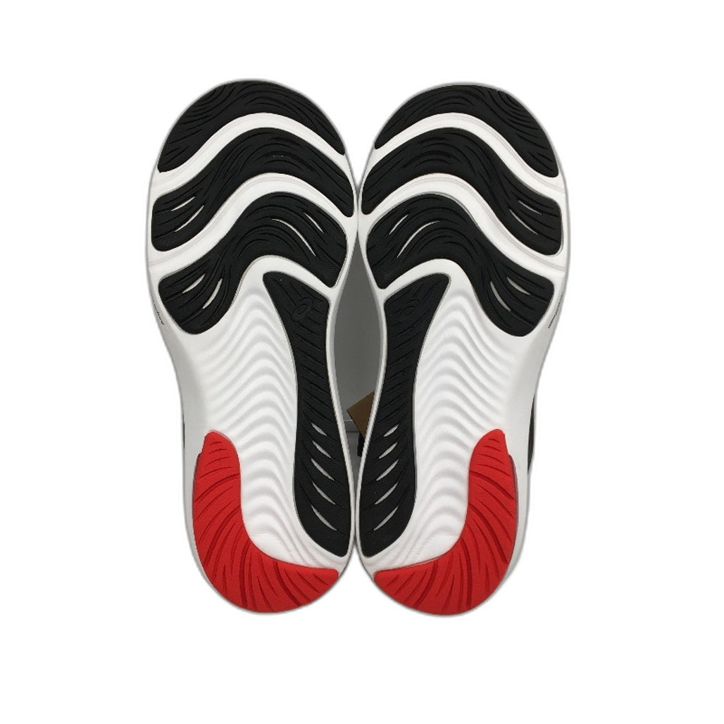 Asics Ortholite Gel-Pulse 13 Black & Electric Red Sneakers Men US10.5 EU44.5 NEW