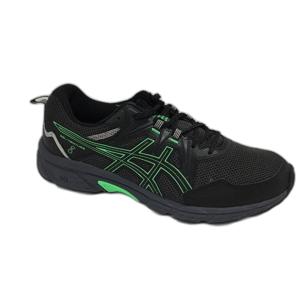Asics Ortholite Gel-Venture 8 Black & New Leaf Green Sneakers Mens US11 EU45 NEW