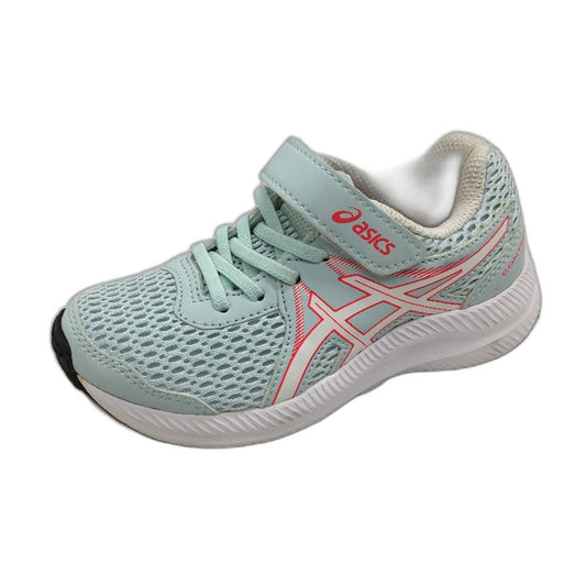 Asics Contend 7 PS Aqua Angel & White Sneakers Kids US 10 EU 27 17cm NEW