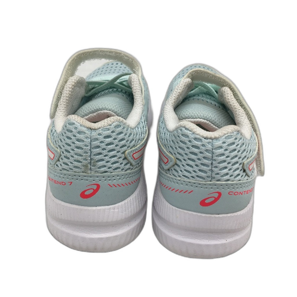 Asics Contend 7 PS Aqua Angel & White Sneakers Kids US 10 EU 27 17cm NEW