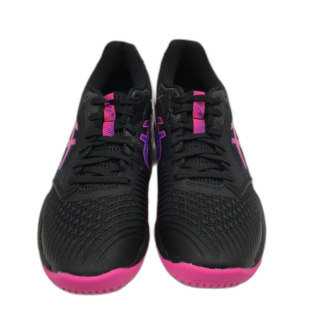 Asics Netburner Ballistic FF 3 Black & Pink Glo Sneakers Ladies US11 EU 43.5 NEW