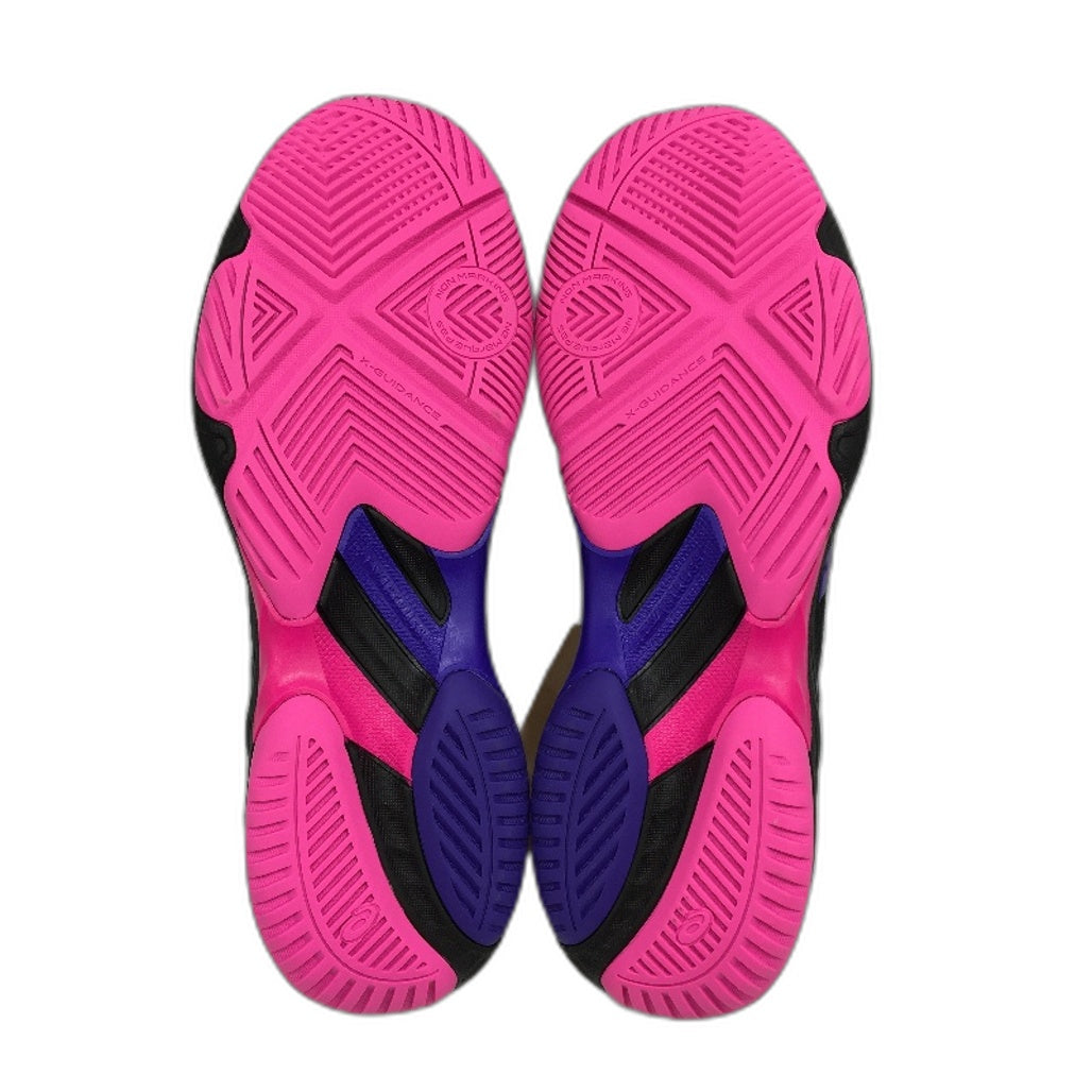 Asics Netburner Ballistic FF 3 Black & Pink Glo Sneakers Ladies US11 EU 43.5 NEW