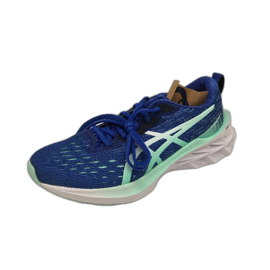 Asics Novablast 2 Lapis Luzuli Blue & Aqua Sneakers Ladies US 7.5 EU 39 NEW