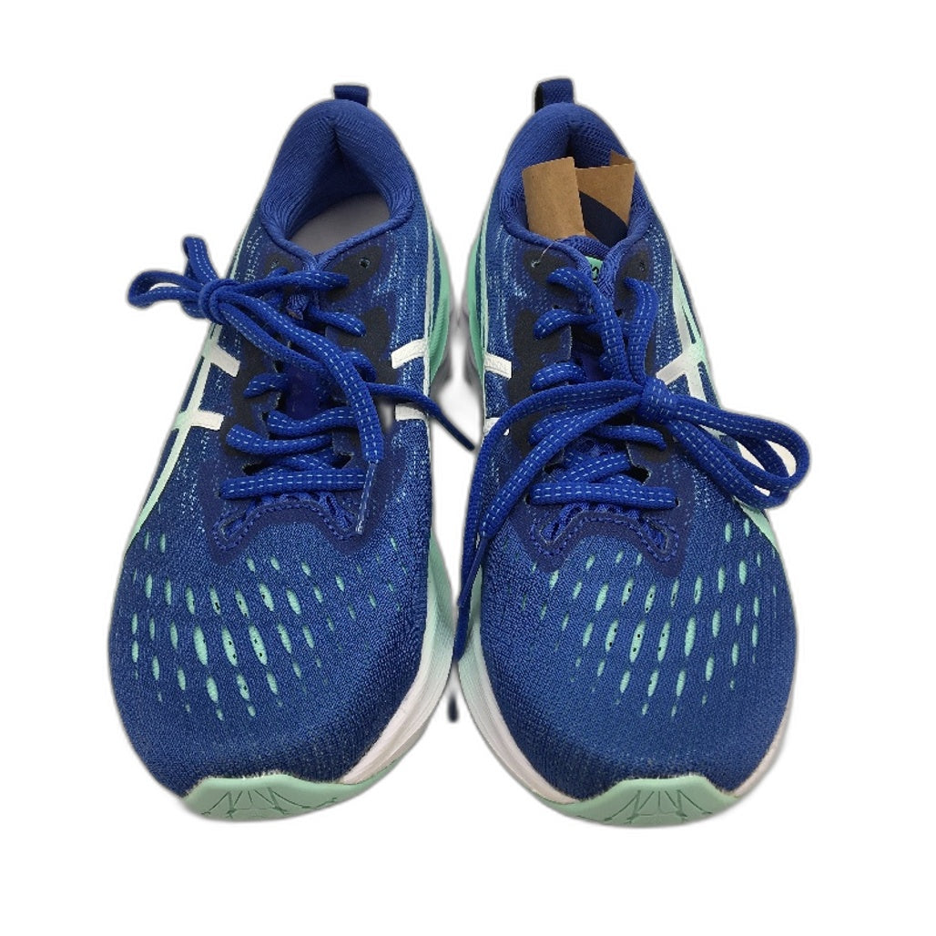 Asics Novablast 2 Lapis Luzuli Blue & Aqua Sneakers Ladies US 7.5 EU 39 NEW