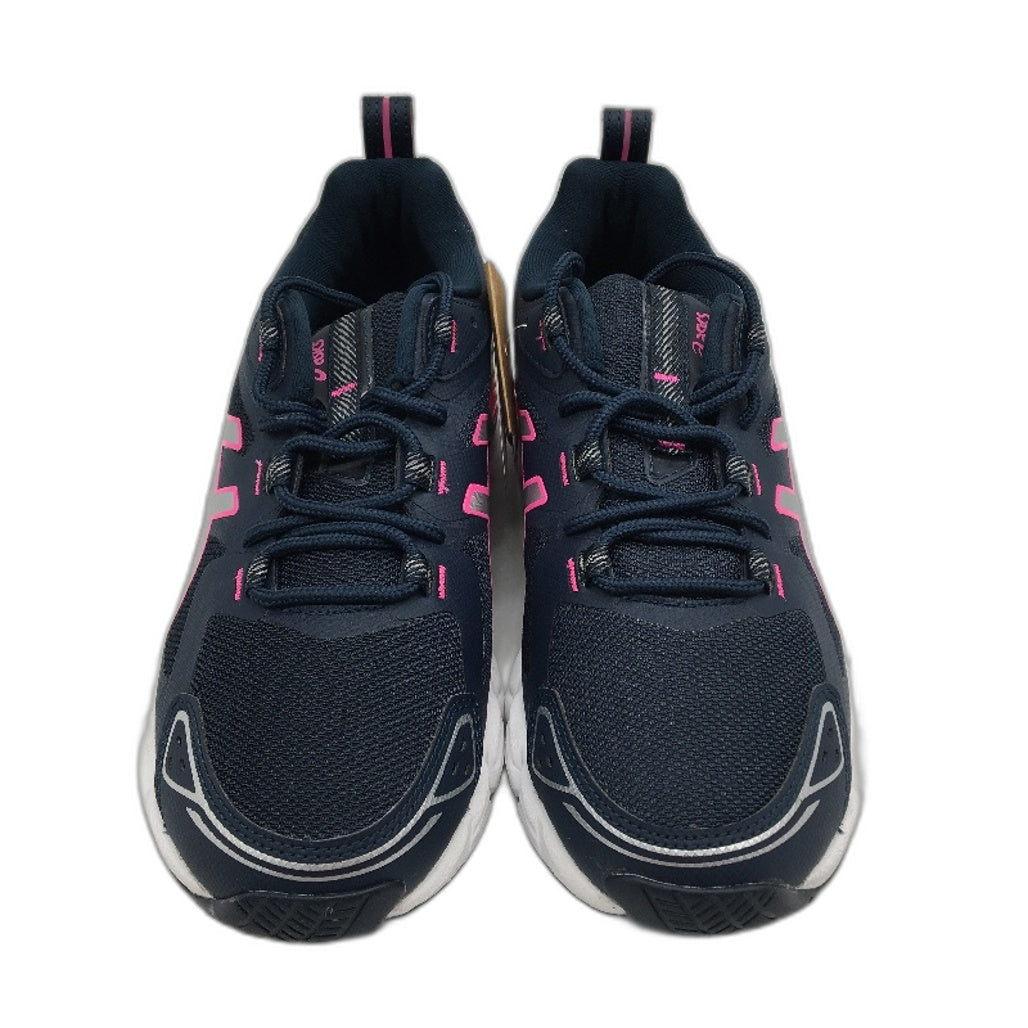 Asics Ortholite Gel-Quantum 180 Blue & Hot Pink Sneakers Ladies US 8 EU 39.5 NEW