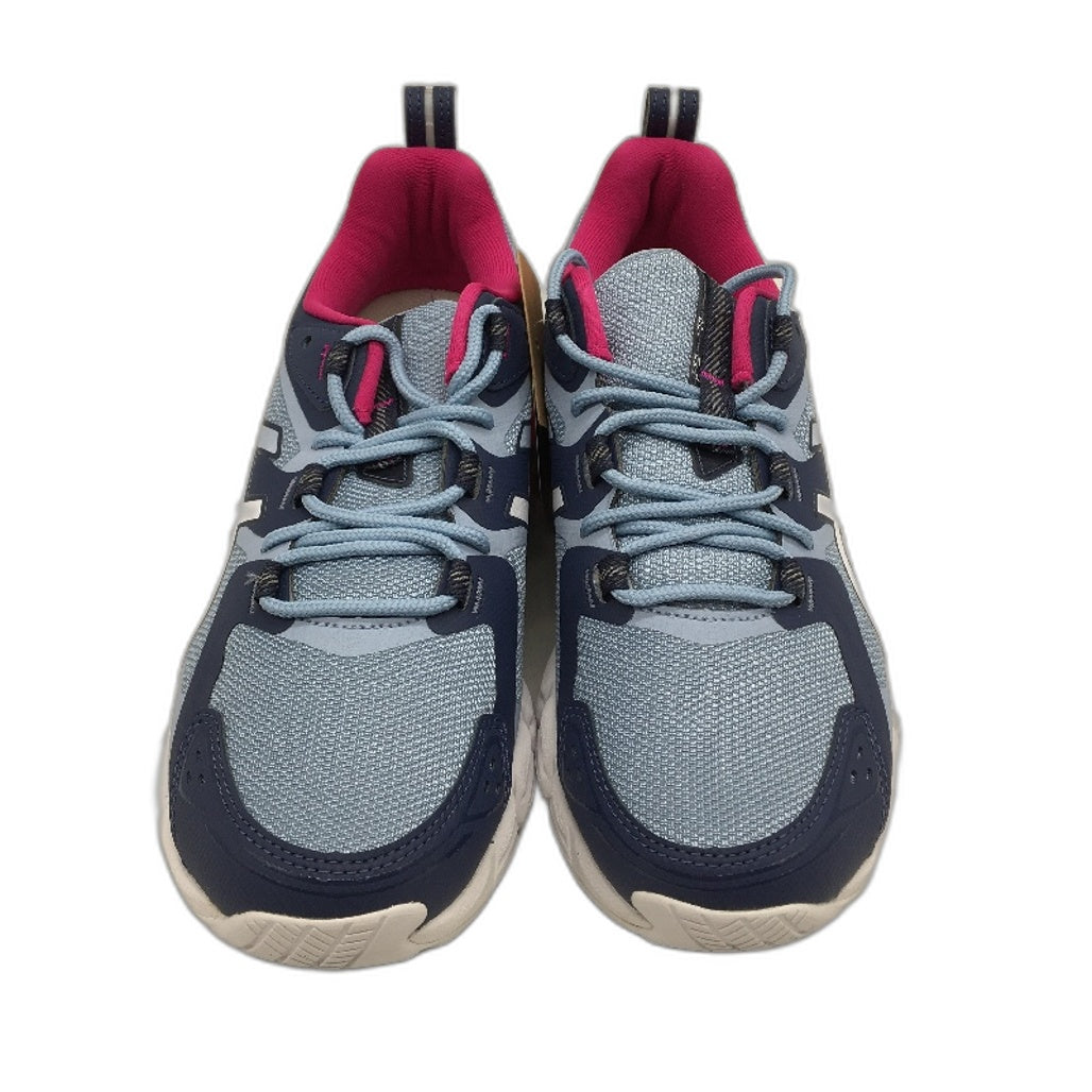 Asics Ortholite Gel-Quantum 180 Mist Blue & Navy Sneakers Ladies US 8 EU39.5 NEW