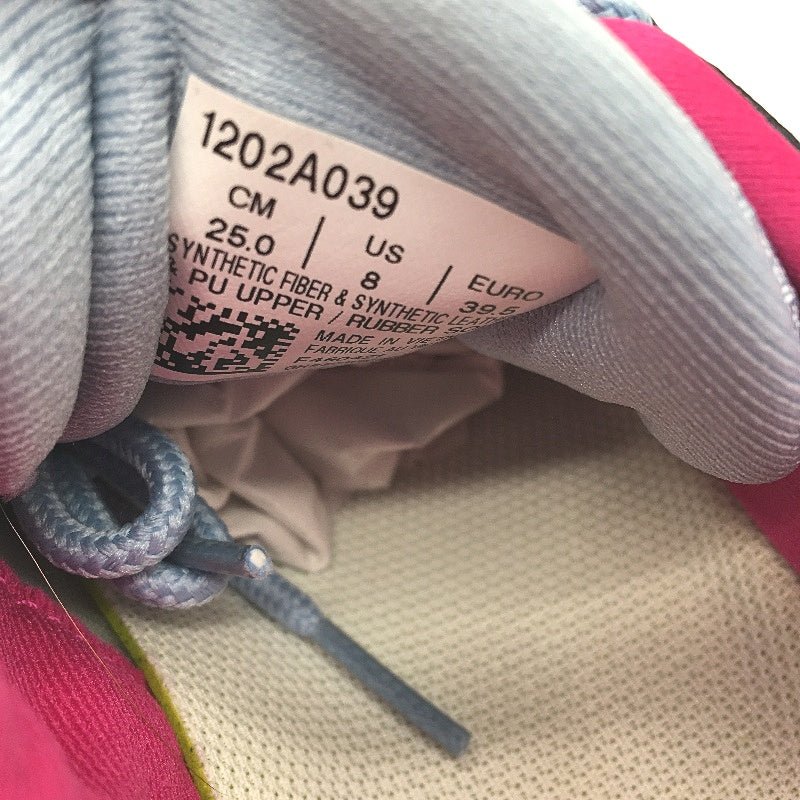 Asics Ortholite Gel-Quantum 180 Mist Blue & Navy Sneakers Ladies US 8 EU39.5 NEW