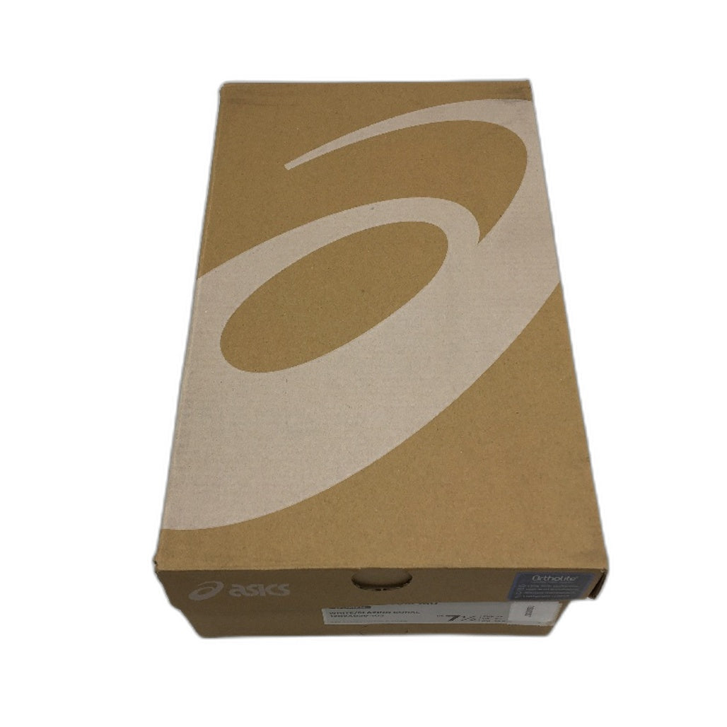 Asics Ortholite Gel-Quantum 180 White & Orange Sneakers Ladies US 7.5 EU 39 NEW