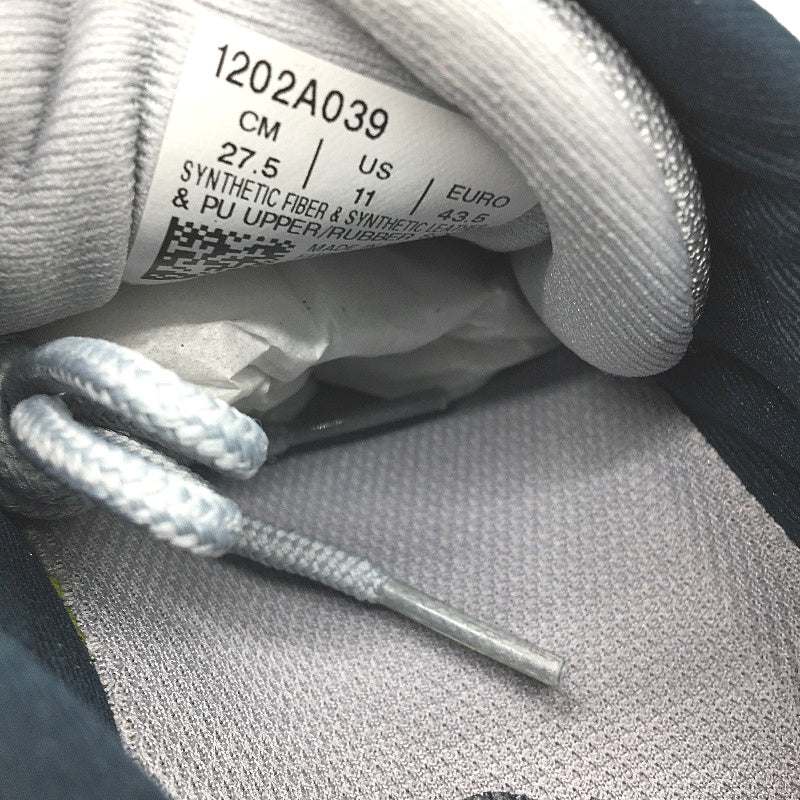 Asics Ortholite Gel-Quantum 180 Grey & Silver Sneakers Ladies US 11 EU 43.5 NEW