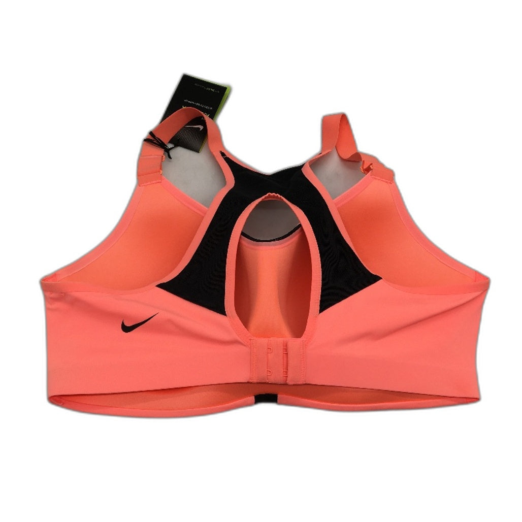 Nike Dri-Fit Neon Orange High Support Rival Bra Ladies Size 14D 38D NEW
