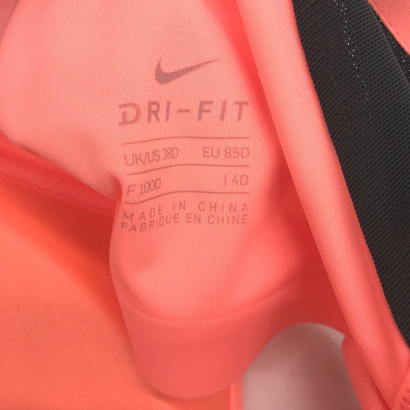 Nike Dri-Fit Neon Orange High Support Rival Bra Ladies Size 14D 38D NEW