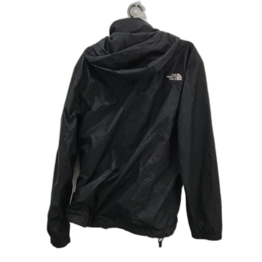 The North Face Black HyVent Wind Breaker Zip Up Hooded Jacket Mens Medium