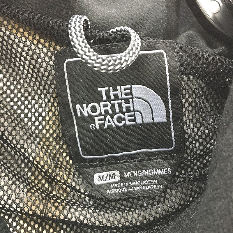 The North Face Black HyVent Wind Breaker Zip Up Hooded Jacket Mens Medium