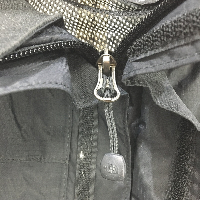 The North Face Black HyVent Wind Breaker Zip Up Hooded Jacket Mens Medium