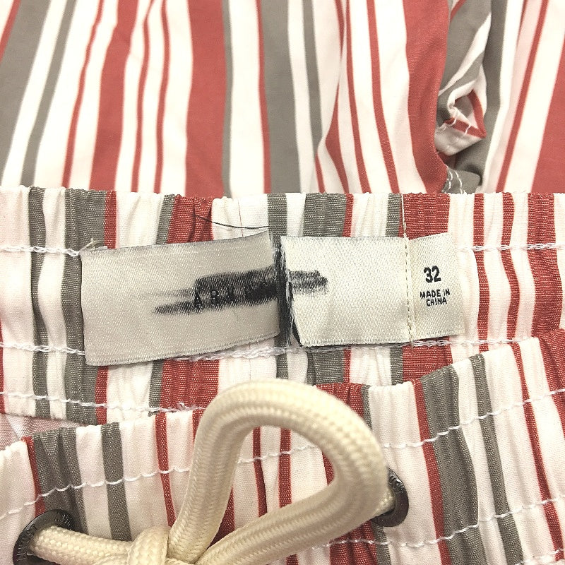 ARVUST Galvin Striped Drawstring Waistband Board Shorts Mens Size 32 NEW