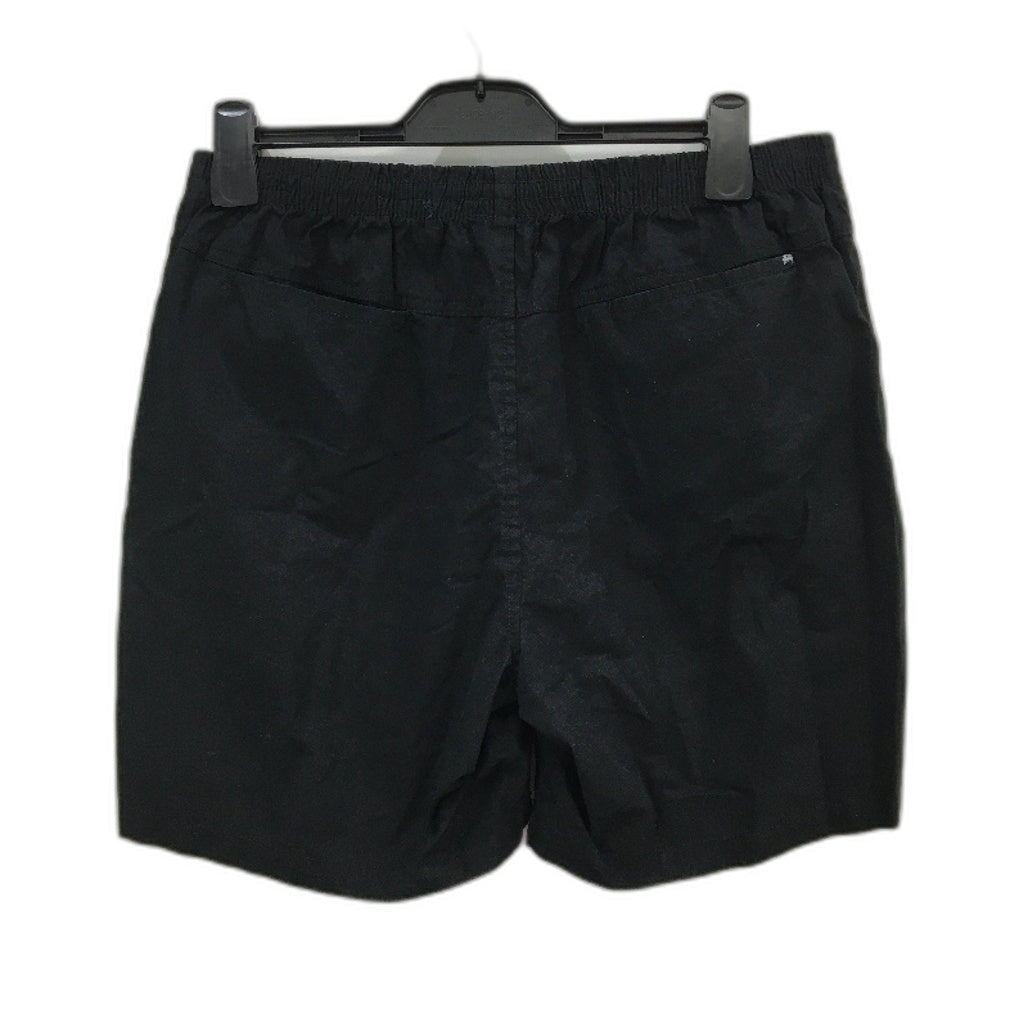 Stussy Solid Black Drawstring Waistband 4 Pocket Shorts Mens Size 34 NEW