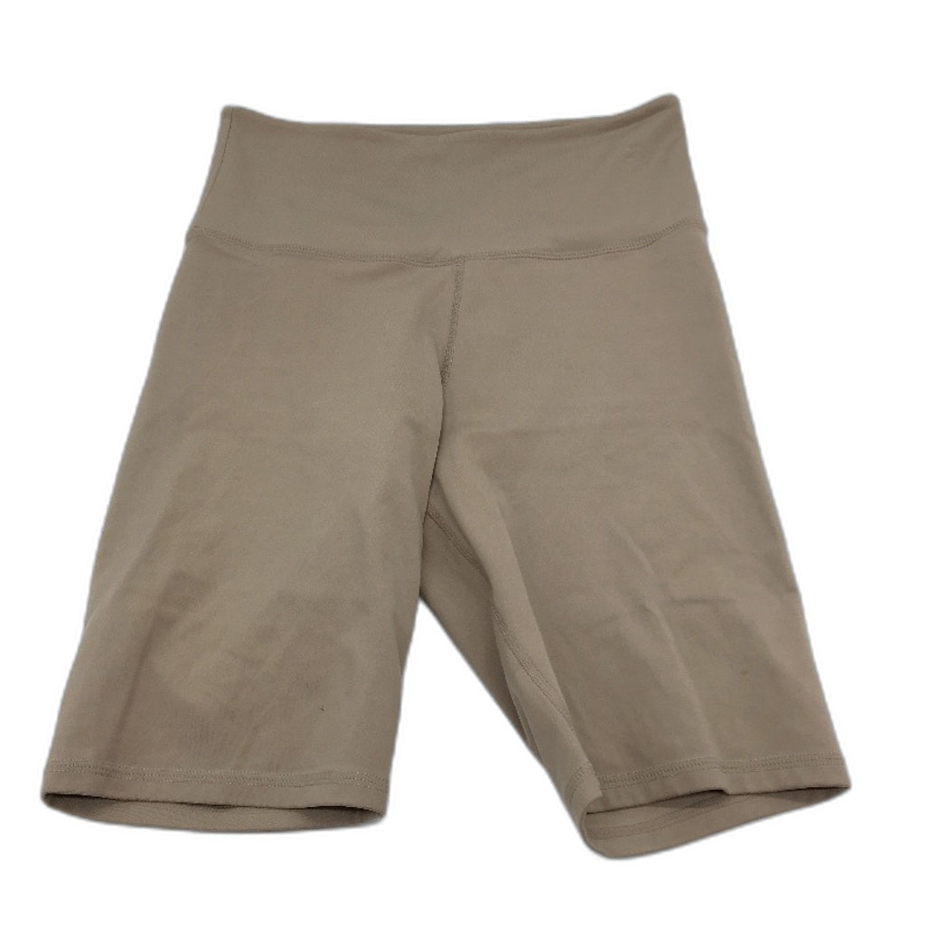 H & M Sport Khaki Tan Hidden Pocket Activewear Shorts Ladies Size Small NEW