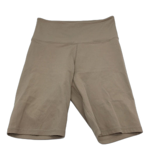 H & M Sport Khaki Tan Hidden Pocket Activewear Shorts Ladies Size Small NEW