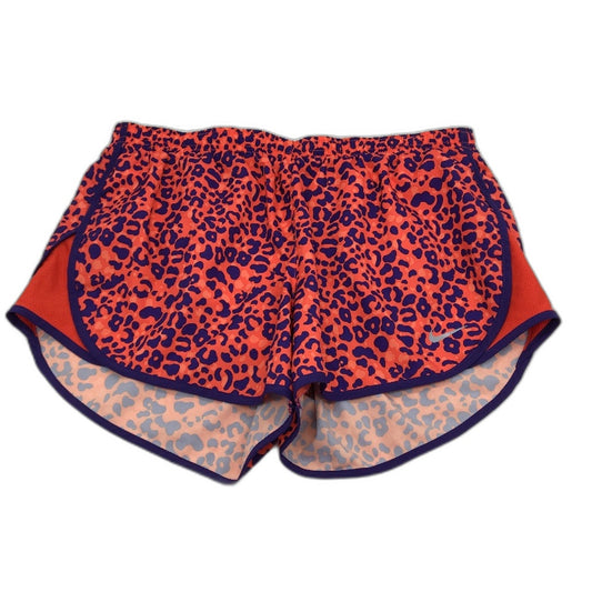 Nike Running Dri-Fit Tempo Orange Purple Activewear Shorts Ladies Size M