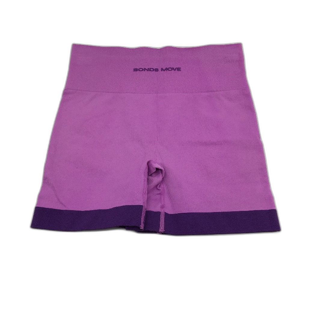 Bonds Move 2 Tone Purple Super Stretch Activewear Shorts Ladies Size S