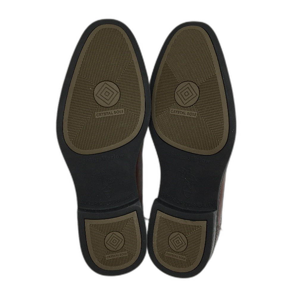 Julius Marlow Tan Brown Leather Expand Lace Up Dress Shoe Mens US7 AU6 EU40 NEW