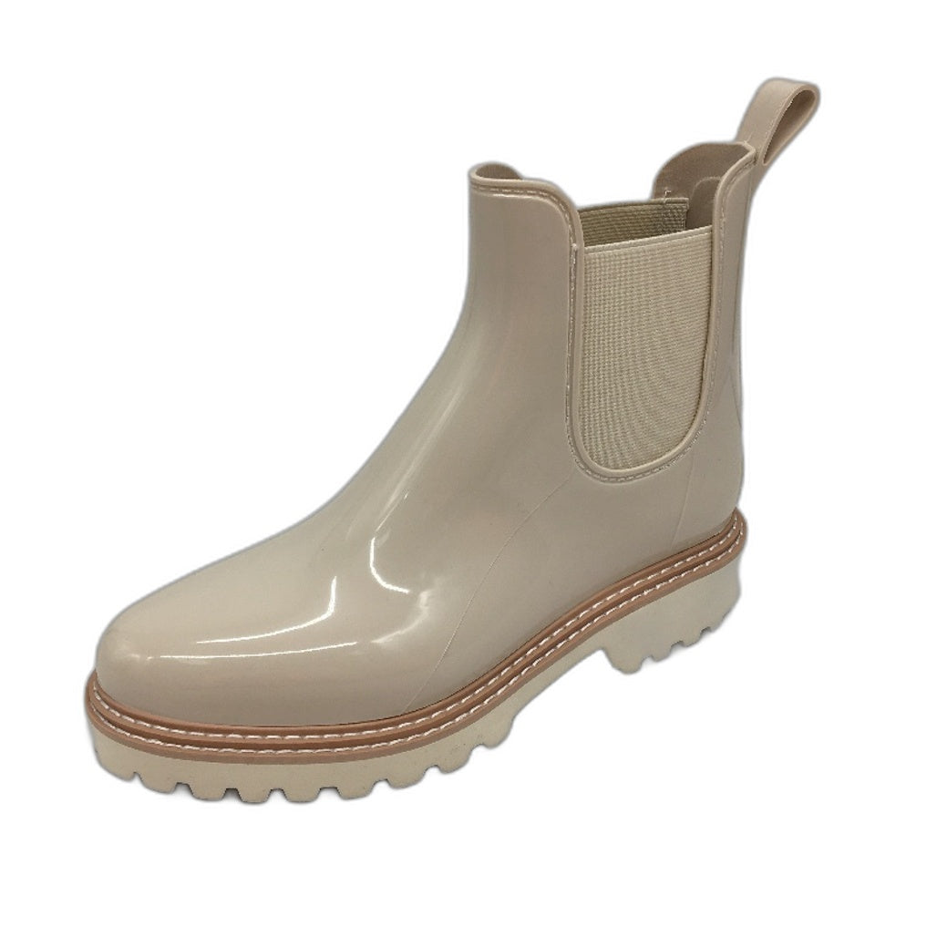 Dolce Vita Ivory Cream Stormy H2O Ankle Gumboot Style Show Ladies Size 8 NEW