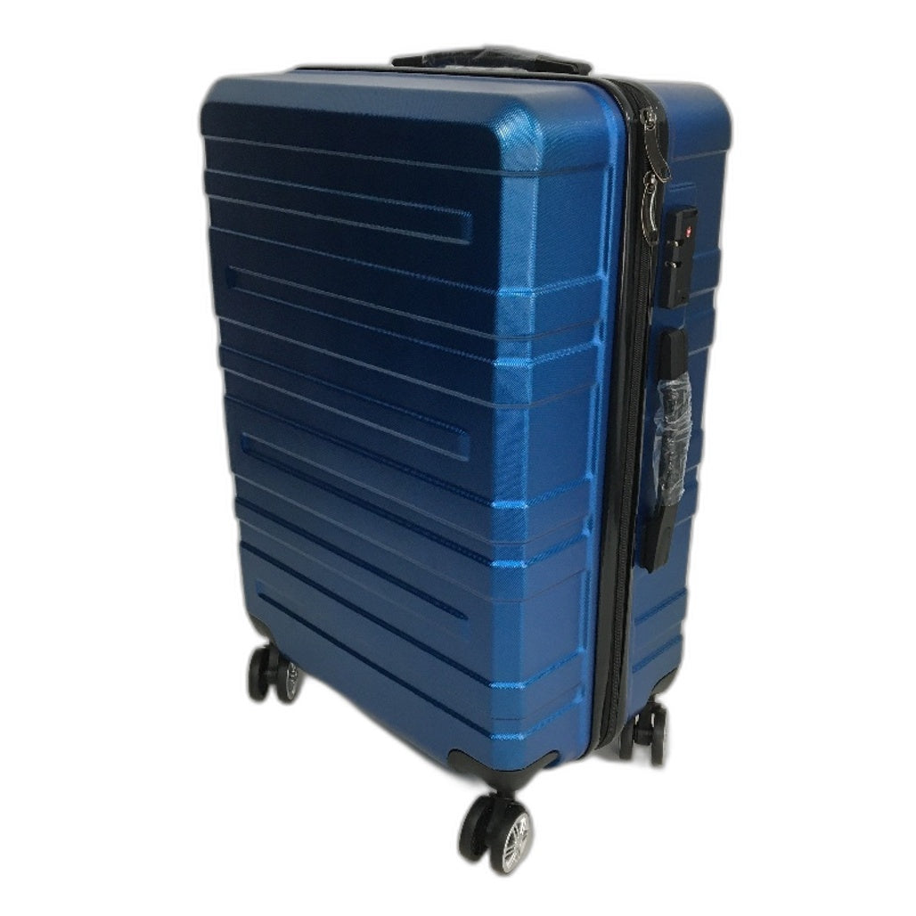Alfordson Hero 24" Blue Hardshell Spinner Wheels Luggage Suitcase TSA Lock NEW