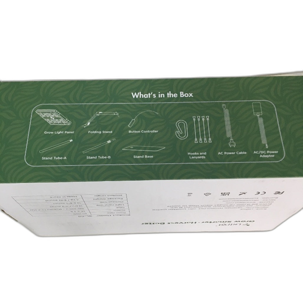 LetPot GL-60 60W Smart Plant Grow Light App Control Adjustable Brightness NEW