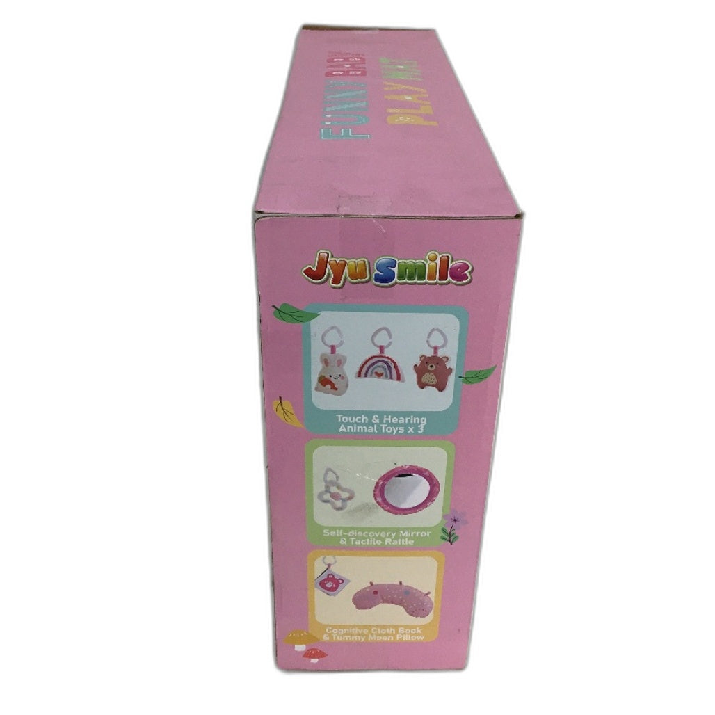 Baby Gym Play Mat Tummy Time Ball Pit Early Learning Sensory Toys Pink 0-18M NEW