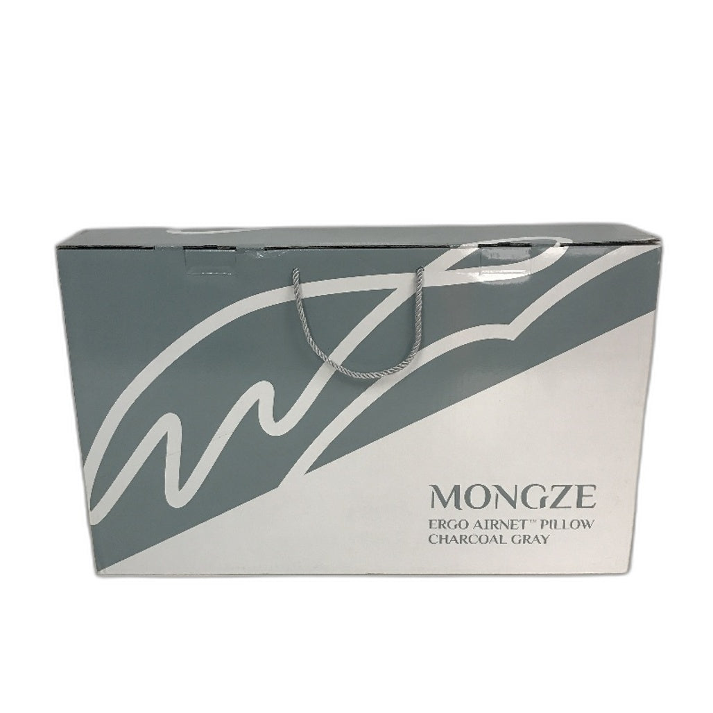 MONGZE Ergo Airnet Pillow Max Airflow 100% Washable Height Adjustable Grey NEW