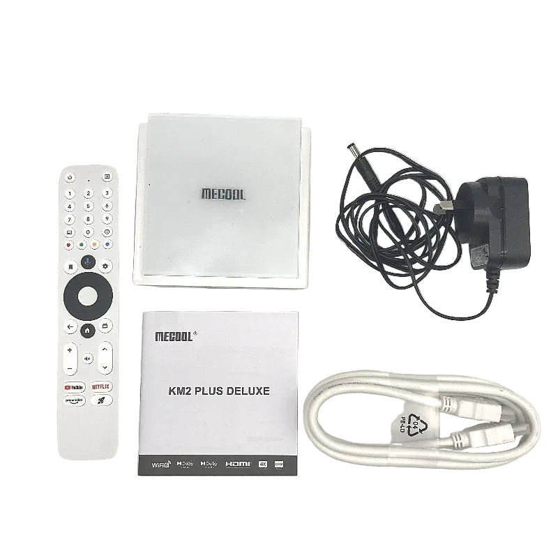 Mecool KM2 Plus Deluxe ATV Box 4GB 32GB HDMI WiFi6 4K Android 11 OS TV NEW