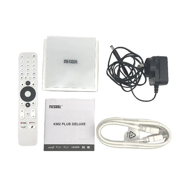 Mecool KM2 Plus Deluxe ATV Box 4GB 32GB HDMI WiFi6 4K Android 11 OS TV NEW