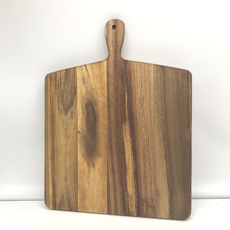 Steel Cutting Board Holder Rack Organizer With Wooden Chooping Board Bundle NEW