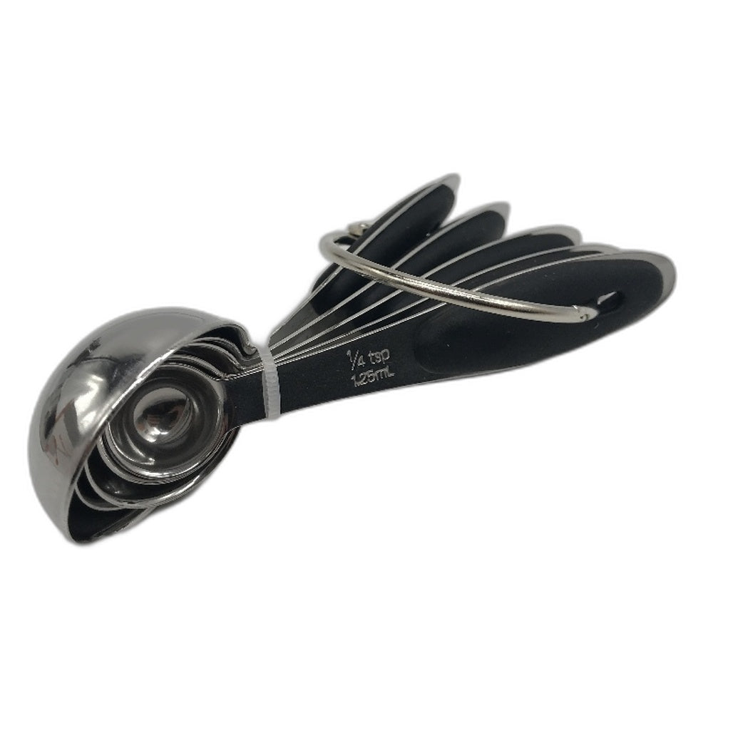 U Taste 10PCS Stainless Steel Metal Measuring Cups & Spoons Set With Ring NEW