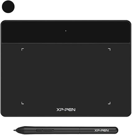 XP-PEN Deco Fun XS Pen Tablet Graphic Design Drawing Board With Stylus Black NEW
