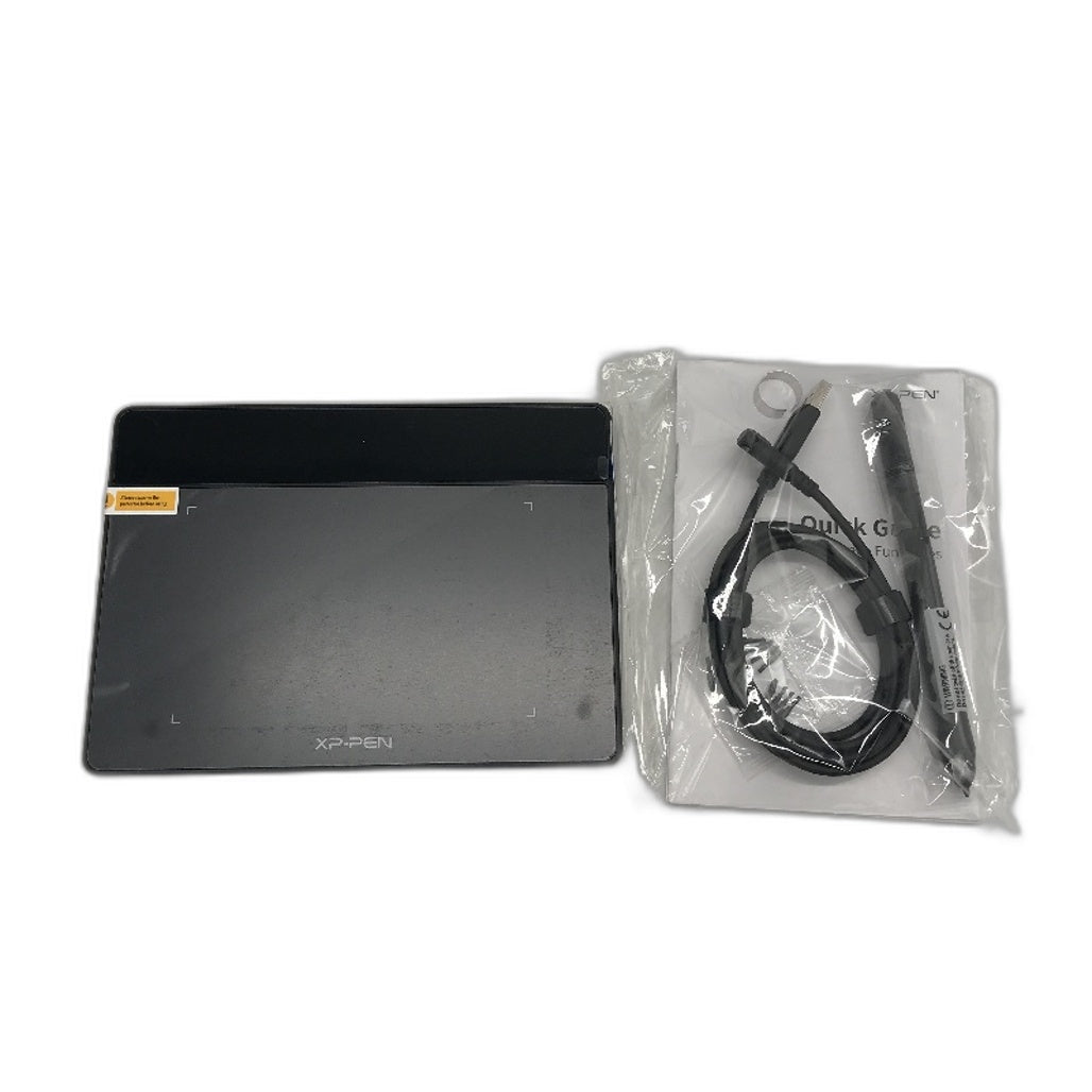 XP-PEN Deco Fun XS Pen Tablet Graphic Design Drawing Board With Stylus Black NEW