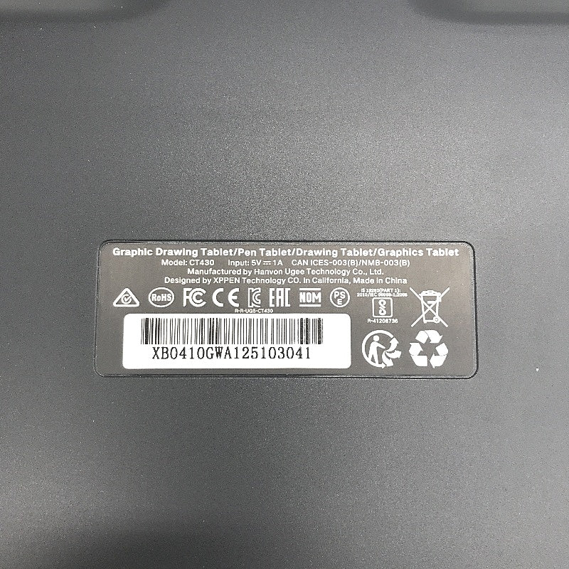 XP-PEN Deco Fun XS Pen Tablet Graphic Design Drawing Board With Stylus Black NEW