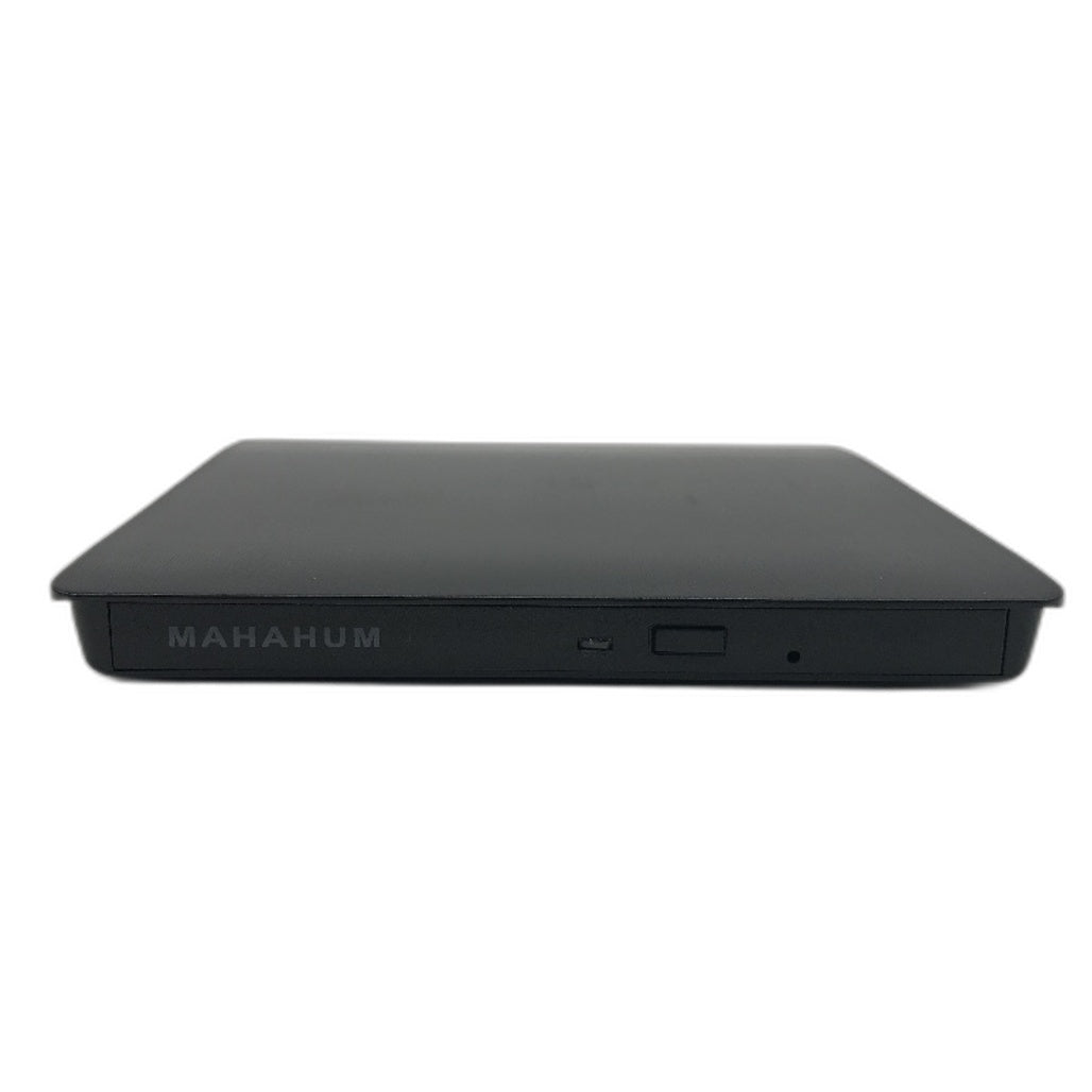 MAHAHUM Portable Ultra Slim External Pop Up CD DVD Drive USB 3.0 & USB-C NEW